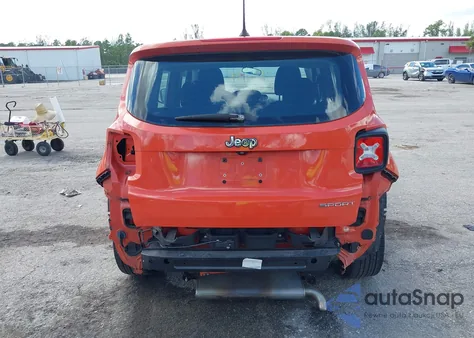2016 Jeep Renegade Sport из США, поврежденный, VIN ZACCJAAT1GPD08324